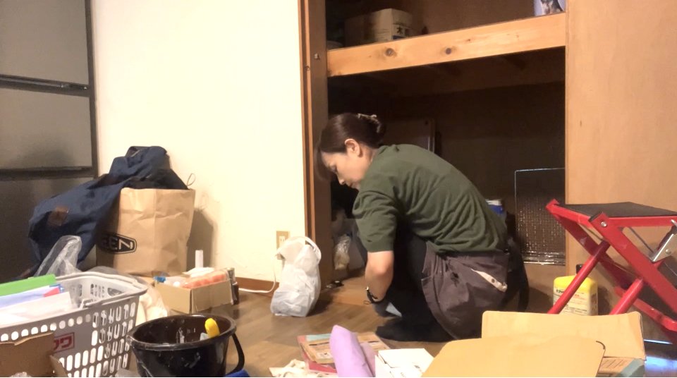 お片付け・仕分け作業の風景
